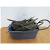 Image 1 : Tote (no lid) of Assorted Automotive Belts