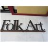 Image 2 : Photo Holder - Frame - Folk Art Sign