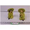 Image 1 : Pair of Devonware Hand Painted Figures (Made in Canada)