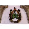 Image 2 : Flavor Ware Lucky Horse Shoe + Pair of Canadian Art Statuary Wall Hangers