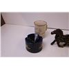Image 4 : Covered wagon Vase, Divided Dish, Mugs +Misc