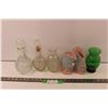 Image 1 : (2) Liquor Decanters + (4) Assorted Vases