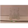 Image 1 : (3) Liqour Decanters (One without Lid)