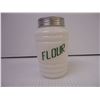 Image 2 : Vintage Milk Glass Flour&Sugar
