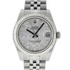 Image 1 : Rolex Womens Midsize 31mm Meteorite Diamond Datejust Wristwatch