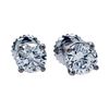Image 1 : 1.04 ctw Diamond Stud Earrings - 14KT White Gold