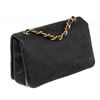 Image 3 : Chanel Black Leather Mini Full Flap Shoulder Bag