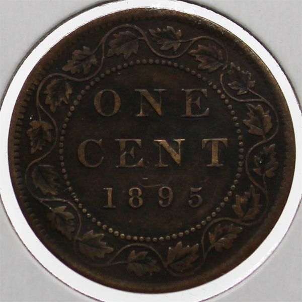 1895 CANADA LARGE ONE CENT COIN