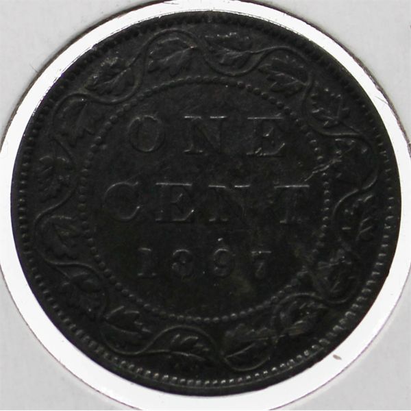 1897 CANADA LARGE ONE CENT COIN
