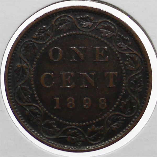 1898 CANADA LARGE ONE CENT COIN