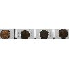 Image 2 : 4 CANADA LARGE ONE CENT COINS  1911 - 1914