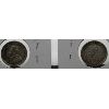 Image 2 : 2 CANADA SILVER 10 CENT COINS 1920, 1921