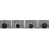 Image 1 : 4 CANADA SILVER 10 CENT COINS 1934, 1935, 1936 (X2)