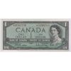 Image 1 : 1954 CANADA REPLACEMENT $1 BANK NOTE