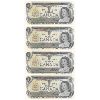 Image 1 : 1973 CANADA 4 SEQUENTIAL $1 BANK NOTE