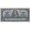 Image 1 : 1937 BANK OF CANADA $5 BANK NOTE