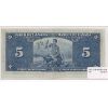 Image 2 : 1937 BANK OF CANADA $5 BANK NOTE