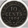 Image 1 : 1904 NEWFOUNDLAND SILVER 10 CENT COIN