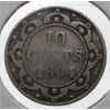 Image 1 : 1894 NEWFOUNDLAND SILVER 10 CENT COIN