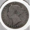 Image 2 : 1894 NEWFOUNDLAND SILVER 10 CENT COIN