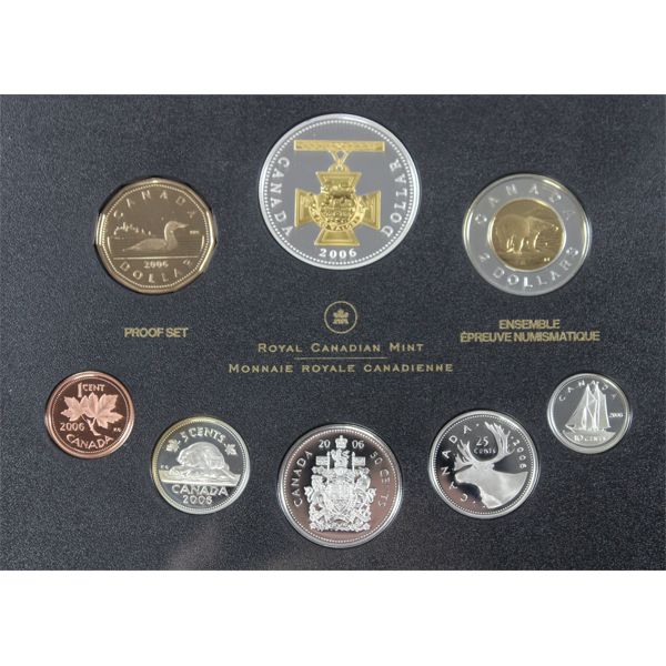 2006 VICTORIA CROSS .925 DBL DOLLAR PROOF COIN SET