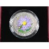 Image 1 : 2012 CANADA ASTER & BUMBLE BEE 25 CENT COLORED COIN