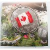 Image 1 : 2015 CANADA COLORED FLAG 25 DOLLAR SILVER COIN