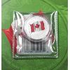 Image 1 : 2015 CANADA COLORED FLAG 25 DOLLAR SILVER COIN