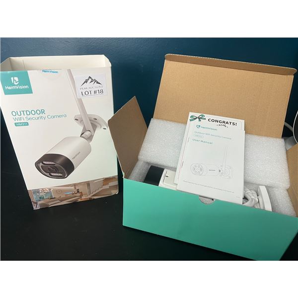 Lot of 1 HeimVision Outdoor WiFi Security Camera