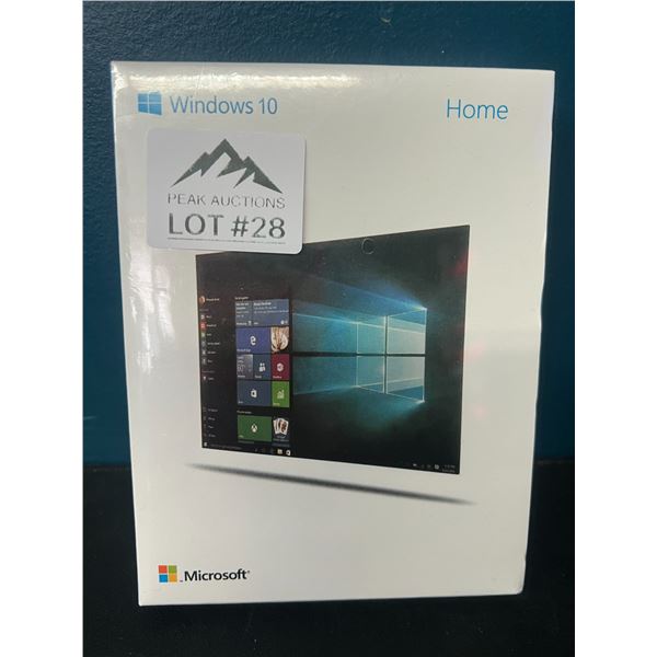 Lot of 1 Windows 10 Home Install/Download Software