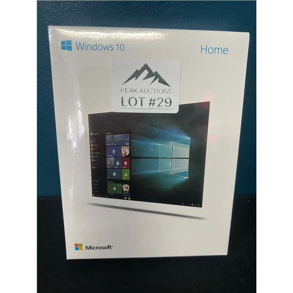 Lot of 1 Windows 10 Home Install/Download Software