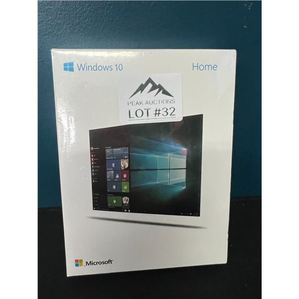 Lot of 1 Windows 10 Home Install/Download Software