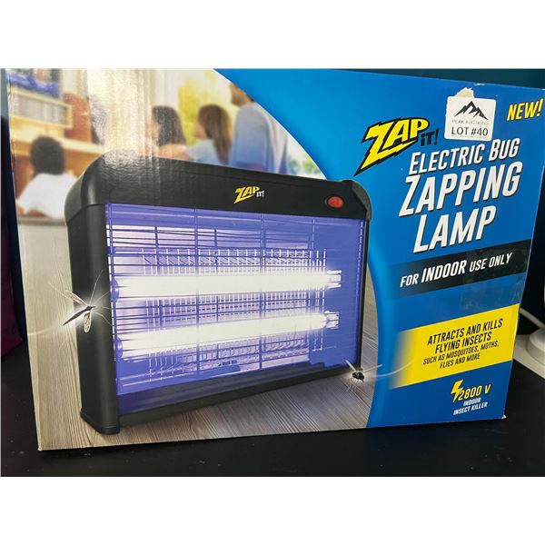 Lot of 1 ZapIt! Indoors Electric Bug Zapping Lamp
