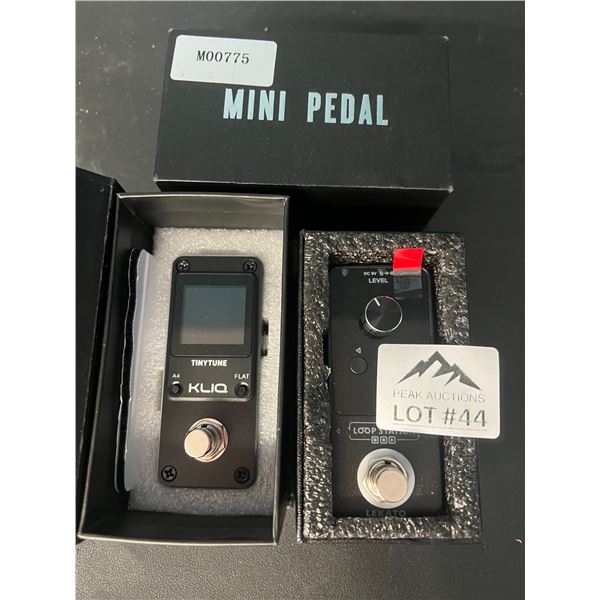 Lot of 2 Mini Effect Pedals for Guitars
