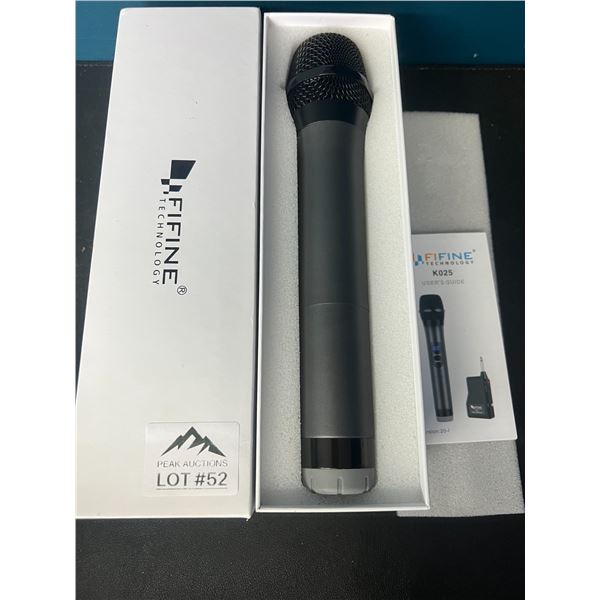 Lot of 1 Fifine Wireless Handheld Microphone