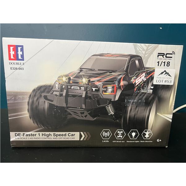 Lot of 1 RC 4WD Off-Road Toy Truck