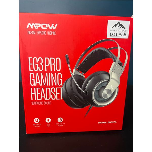 Lot of 1 MPOW EG3 Pro Gaming Headset