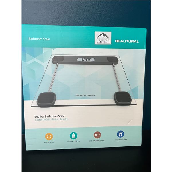 Lot of 1 Beautural Digital Bathroom Scale