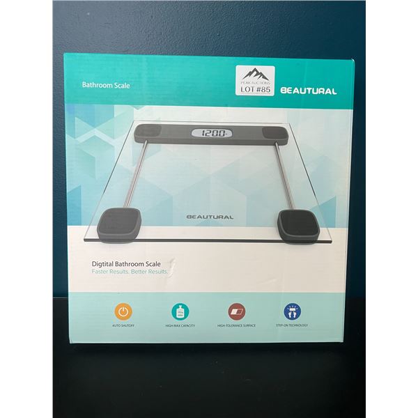 Lot of 1 Beautural Digital Bathroom Scale