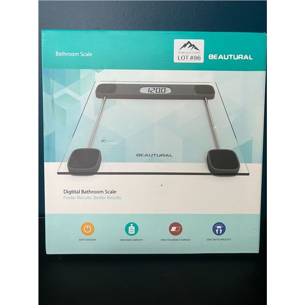 Lot of 1 Beautural Digital Bathroom Scale