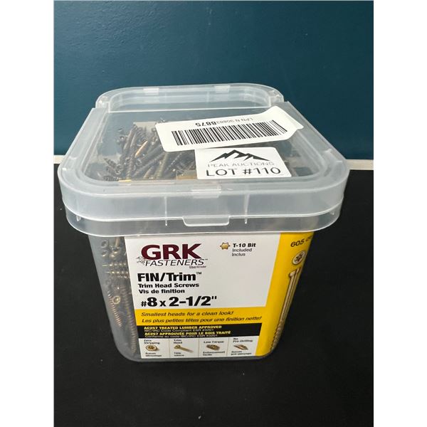 Lot of 1 Multi-Pack Trim Head Screws (605 pcs)