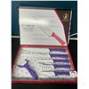 Image 1 : Lot of 1 6PC Kitchen Knife Set - Purple