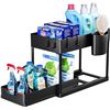 Image 1 : Lot of 1 Under The Sink Organizer - Black