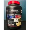 Image 1 : Lot of 1 ALLMAX QuickMass Vanilla - 6LB - Rapid Mass Gain Nutrition Powder