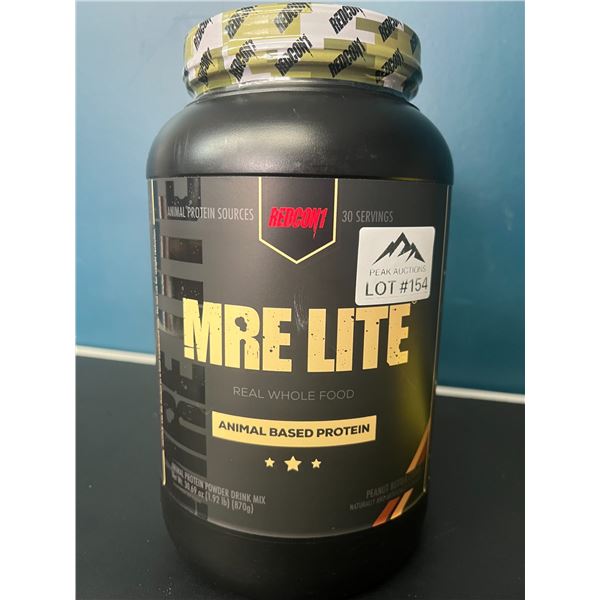 Lot of 1 MRE Lite Animal Based Protein Powder - 1.92lbs - Peanut Butter Cookie