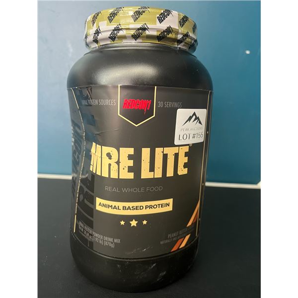 Lot of 1 MRE Lite Animal Based Protein Powder - 1.92lbs - Peanut Butter Cookie