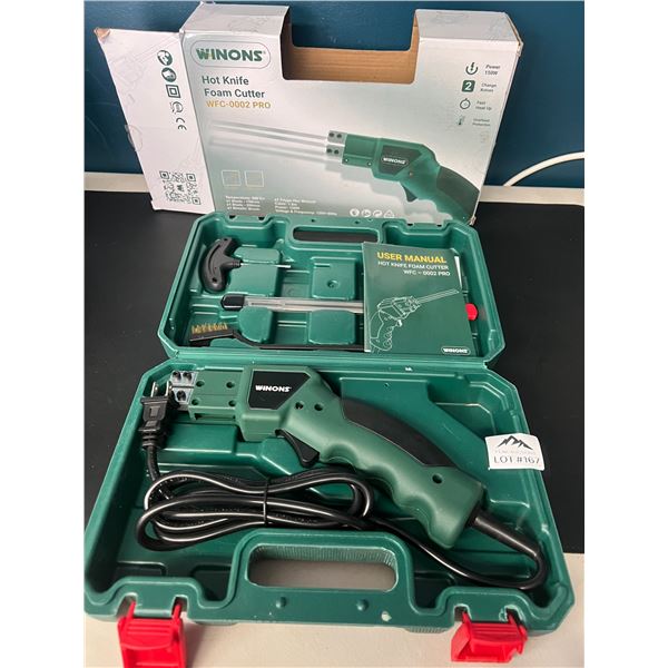 Lot of 1 Winons Electric Hot Knife Foam Cutter Tool Set
