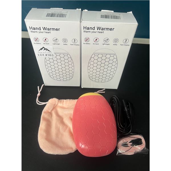 Lot of 2 Electric/Rechargeable Hand Warmers