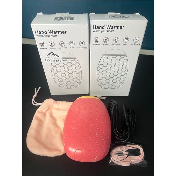 Lot of 2 Electric/Rechargeable Hand Warmers