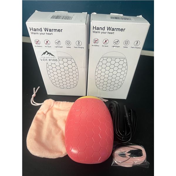 Lot of 2 Electric/Rechargeable Hand Warmers
